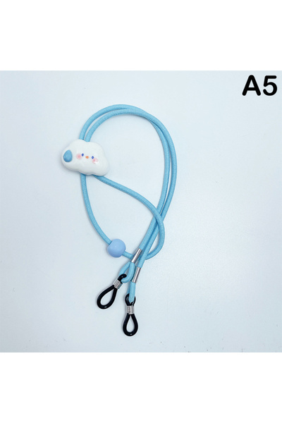 Choice حبل نظارات للأطفال مقاس A5، سلسلة نظارات مضادة للضياع بتصميم كرتوني لط...