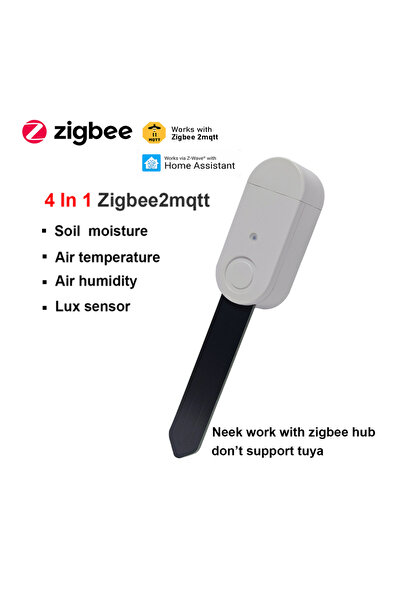 Choice1 4 IN 1 Zigbee 3.0 Smart Soil Tester Luminance Humidity Temperature Mo...