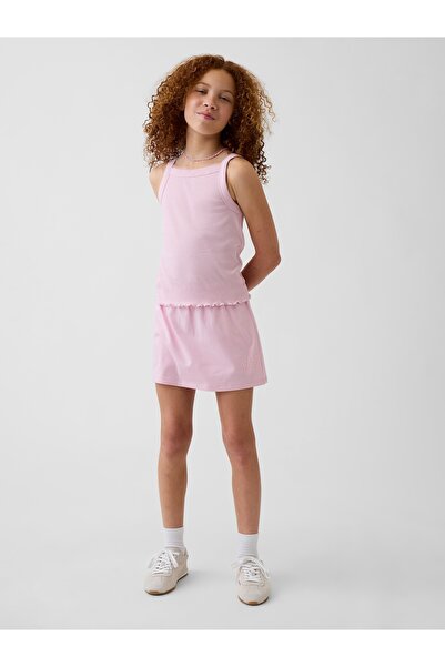 GAP Kız Çocuk Açık Pembe Easy Şort Etek