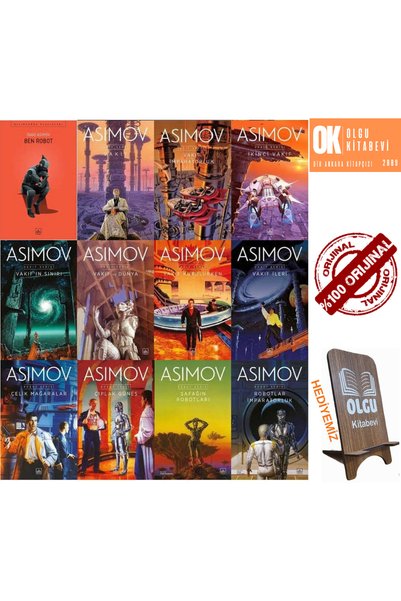 İthaki Yayınları Isaac Asimov Full Bilim Kurgu Seti / Ben, Robot - Vakıf Seri...