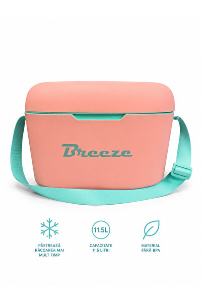 OEM 11.5L Cooler Bag with Adjustable Belt , BPA Free Material, Pastel Pink
