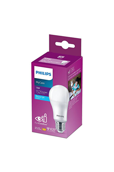Philips 13W - 100W MYCARE LEDBULB LED AMPUL E27 6500K 929002307068