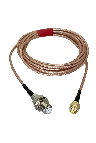 Choice 7CM Cable F TV female bulkhead to SMA male plug straight Connector Cri...