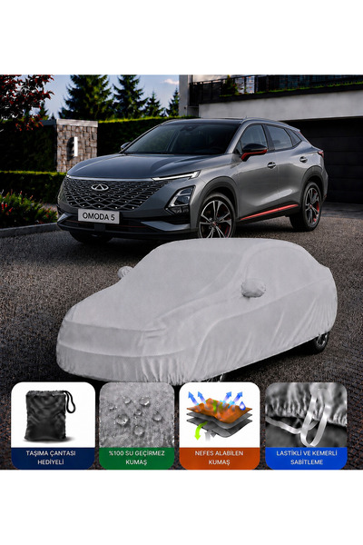COCEM Chery Omoda 5 Premium Araç Brandası Su Geçirmez UV Korumalı Tam Koruma ...