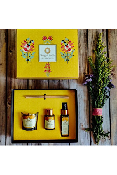 Song of India Set cadou de lux Veda Tuberose Iasomie |   Cutie cadou ayurvedi...