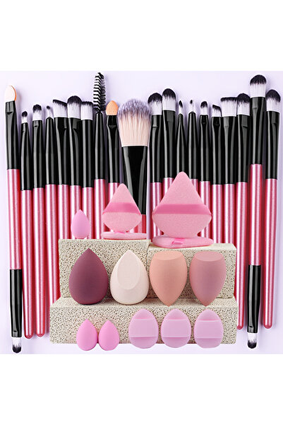 Choice9 Pink Set 20pcs Set Makeup Brush Soft Fluffy Eyeshadow Brush Powder Fo...