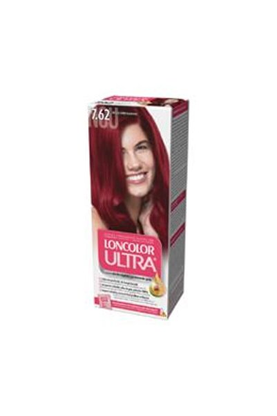 Loncolor Vopsea Permanenta pentru Par Ultra, nuanta 7.62 rosu grenadine