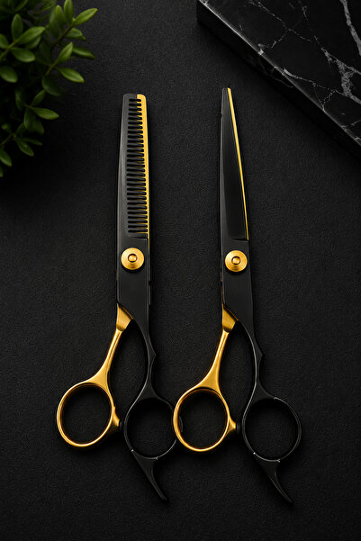 ESENLİWE Profesyonel Hair Cutting Scissors Set Berber Kuaför Makas Seti Ara M...
