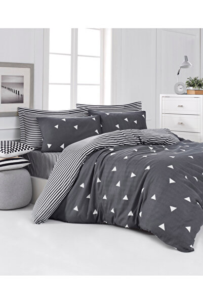 FARİKA Double Quilt Cover Set Duvet Cover: 200 X 220 Cm Flat Sheet: 220 X 240...