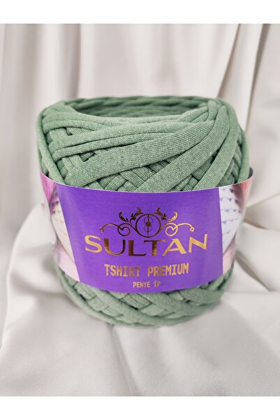 Sultan Пенирана памучна прежда, водно зелена, за ръчно плетене, 250 гр. - 90 ...