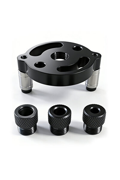 Choice Black 6/8/10mm Vertical Pocket Hole Jig Self Centering Dowelling Jig H...