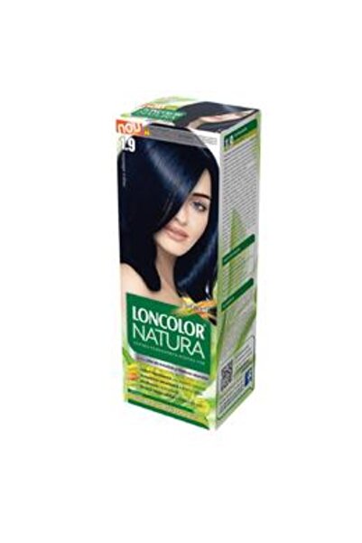Loncolor Vopsea Permanenta pentru Par Natura, nuanta 1.9 negru albastru