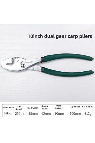 choice2 10 inch 6/8 Inch Multifunctional Movable Carp Pliers, Pipe Pliers, Wa...