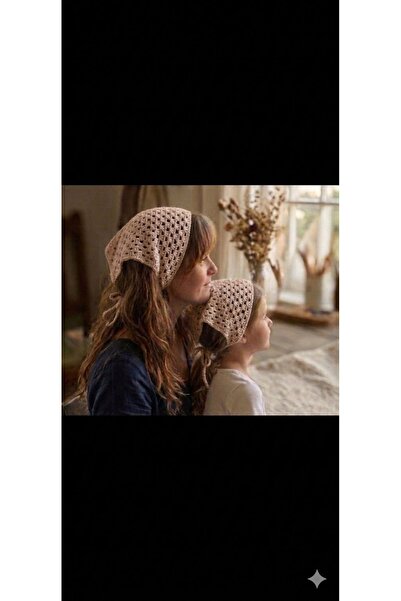 stoks toys Knitted Hair Bandana&Hair Band Mother Child Combination