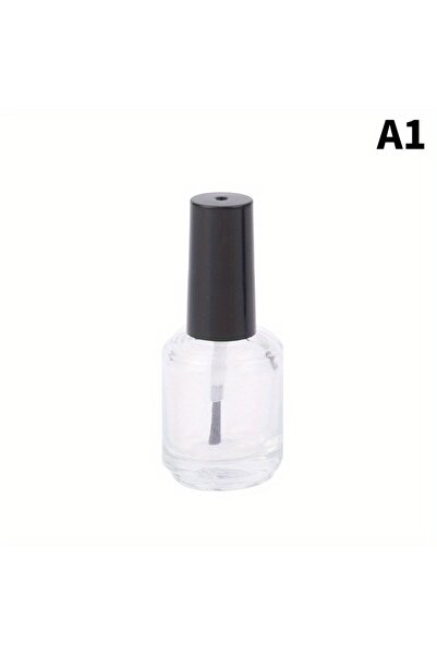 Choice3 زجاجات طلاء أظافر شفافة فارغة سعة 15 مل مع غطاء وفرشاة، حاويات مستحضر...