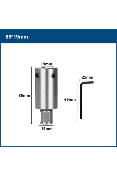 Choice1 50mm XCAN TCT Annular Cutter Extension Bar 19mm Weldon Shank Length 2...