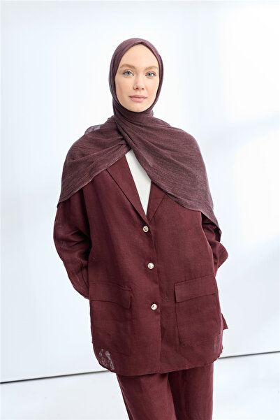 ARMANDA Soft Viscon Şal 3601-1032 Burgundy