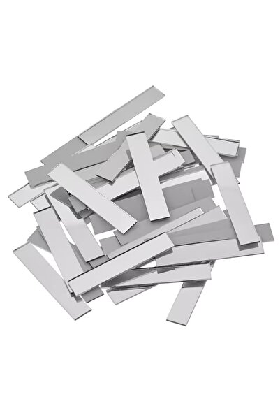 Choice1 100pcs 1/200pcs/set DIY Pieces of Rectangular Mirror Wall Stickers, S...