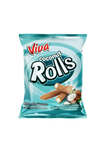VİVA Coconut Rolls – Snacks with Coconut Cream 100g