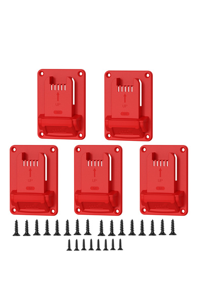 Choice For Milwaukee 5Packs Tool Holders for Dewalt 20V 12V Drill Tool Mount ...