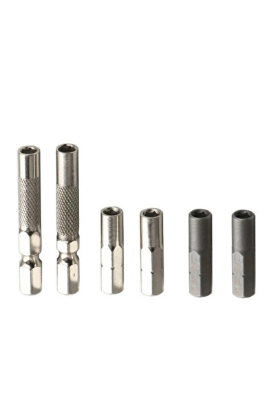 Choice 6pcs 1/4" Hex To 4mm Socket Adapter Screwdriver Bit Holder Steel Screw...