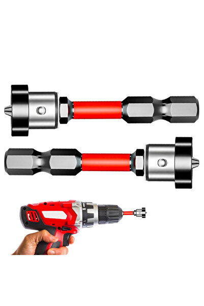 Choice4 2pcs Magnetic Positioning Screwdriver Bits S2 Drywall Screw for Plast...