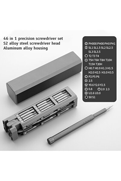 Choice5 46 in 1 Precision Screwdriver Set 8 32 43 46 in 1 Torx Hex Phillips M...