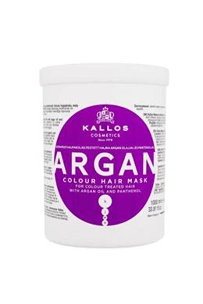 Kallos Masca cu Ulei de Argan pentru Par Vopsit - Argan Colour Hair Mask, 100...