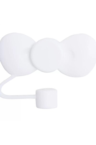 choice2 white Lovely Bow Straw Covers Cap Toppers For Stanley 30&40 OZ Tumble...