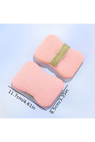 Choice حقيبتان وردية اللون لحمل الصابون، إسفنجة استحمام منزلية، كرة استحمام، ...