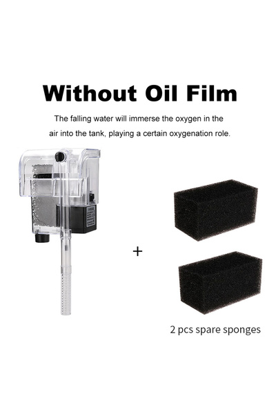 Choice1 DH06 Fish Tank Filter Wall-mounted Waterfall External Filter Fish Tan...