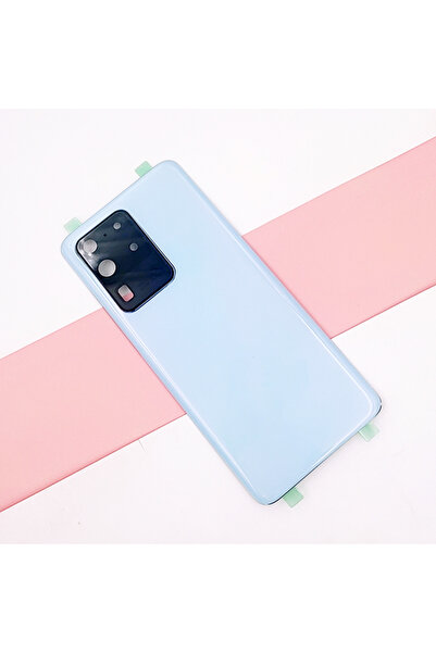 Choice4 غطاء خلفي أزرق أصلي لهاتف S20 Ultra S20U 5G، غطاء البطارية، لوحة البا...