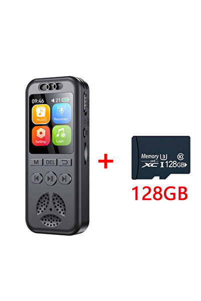choice2 With 128GB Card Mini Voice Recorder 1.44inches Color Screen Noise Can...
