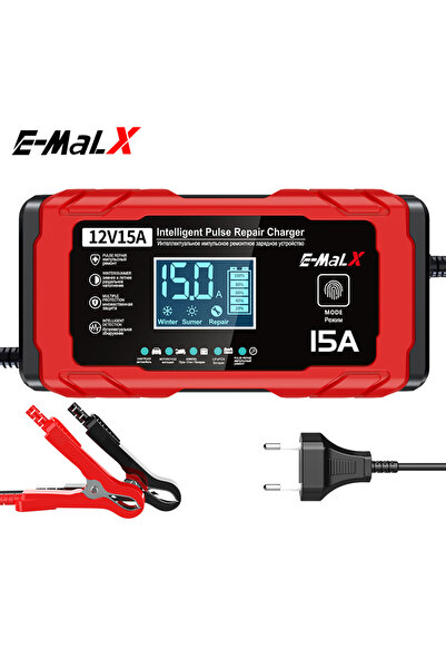 Choice 12V 15A EU PLUG 12V 15A Car Battery Charger Electric Motorcycles Charg...