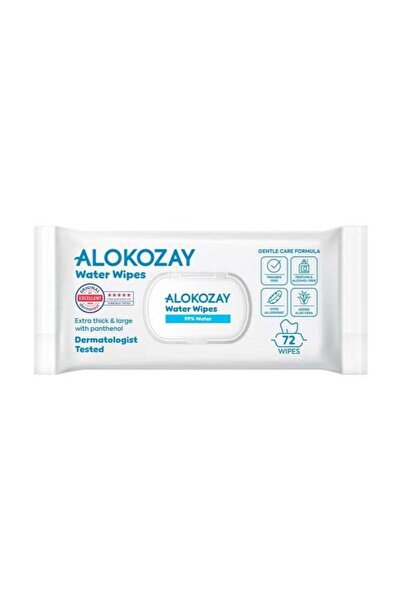 Alokozay 99 Percent Water Wet Wipes - 72 Sheets