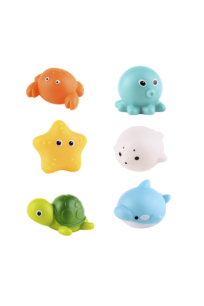 choice2 6 Animals Baby Bath Toy Turtle Water Spray Net Fishing Shark Children...