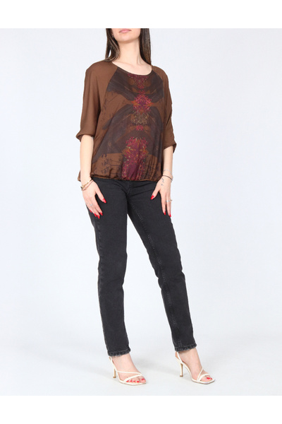 Evendi Blouse, Brown