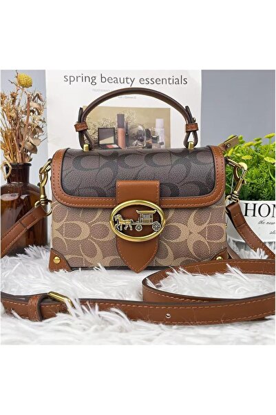 C0SQU Coach Women's Mini Signature Boston Shoulder & Handbag