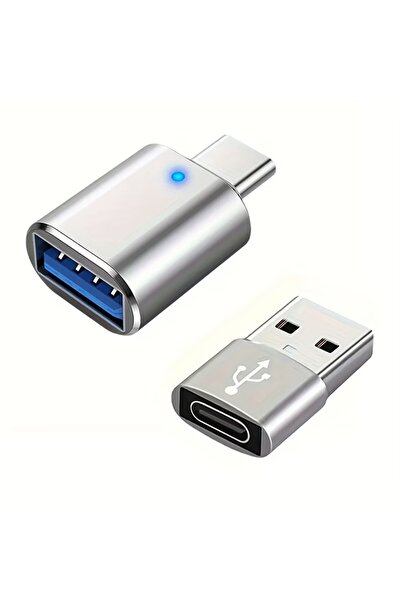 Choice محول USB إلى Type C من سيلفر2، كابل شحن USB A ذكر إلى USB C أنثى، محول...