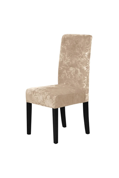 Choice4 1pc chair cover A1 1Pc Jacquard Dining Chair Cover Stretch Solid Colo...