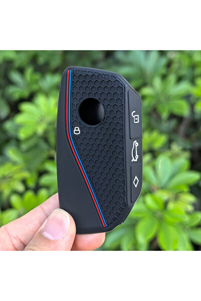 Choice Black Key Fob Cover Silicone Key Case for BMW X1 U11 IX IM I5 M60 X5 X...
