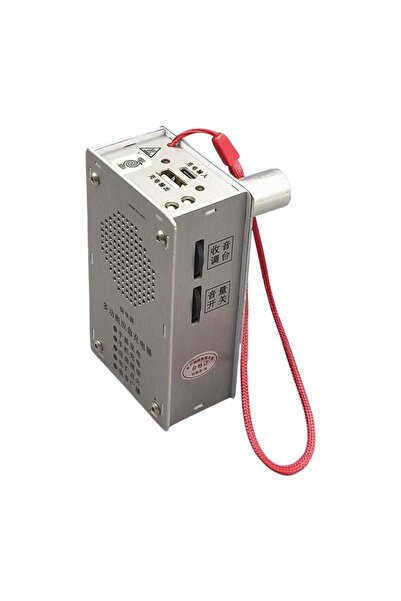 Choice مولد يدوي فضي متعدد الوظائف مع راديو ومشعل ومصباح يدوي وشحن USB
