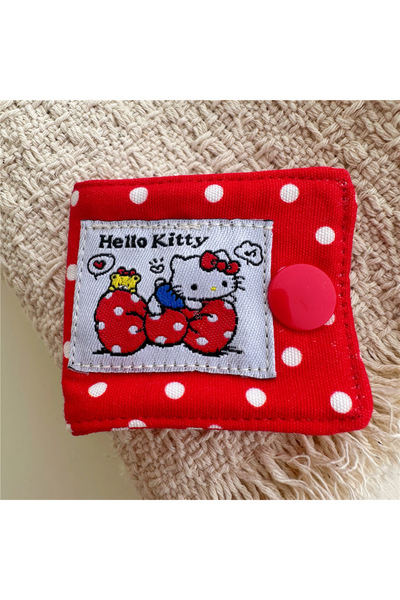 Choice G Cartoon Sanrio Hellokitty Fabric Data Cable Storage Clip Handcrafted...