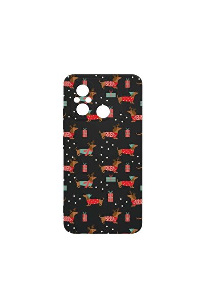 bestcase Тънък силиконов калъф 0.8ММ, съвместим с Xiaomi Redmi 12C, Дакел Кол...