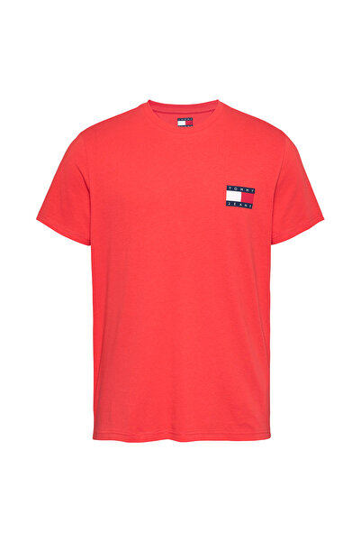 Tommy Hilfiger Tricou bărbătesc cu mânecă scurtă, slim, esențial, cu imprimeu...