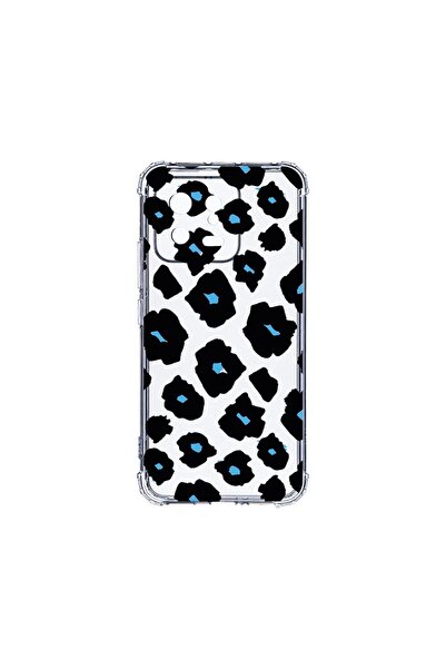 bestcase Противоударен калъф 1.5ММ, съвместим с Xiaomi 13, син леопардов десе...