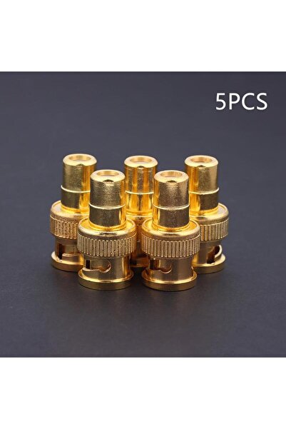 Choice1 5 5/10Pcs BNC Male to RCA Female Adapter, Gold Plated RF Coaxial Conn...