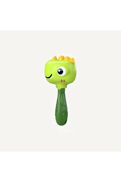 choice2 green dinosaur Cartoon Rattle, Newborn Sensory Grasp Toy, Chew-Safe E...