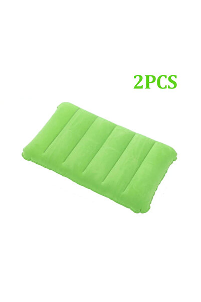 Choice Green-2pc 47x30cm Air Cushion Pillows Outdoor Camping Sleep Cushion Fo...