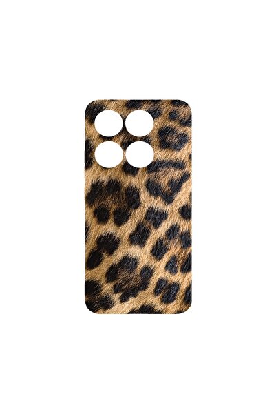 bestcase Husa pentru Xiaomi 14T, BestCase¬Æ Clear Silicon 2MM, Leopard patter...